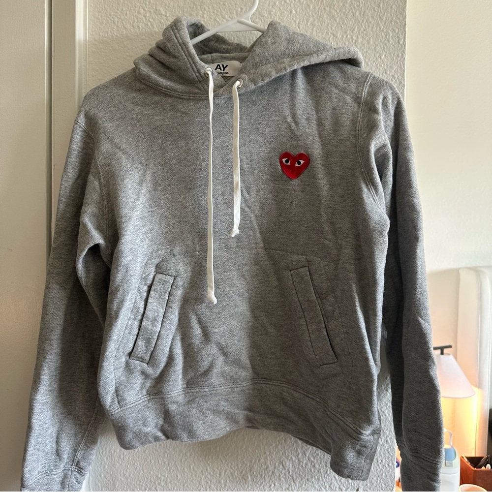 Comme Des Garçon Gray Hoodie
